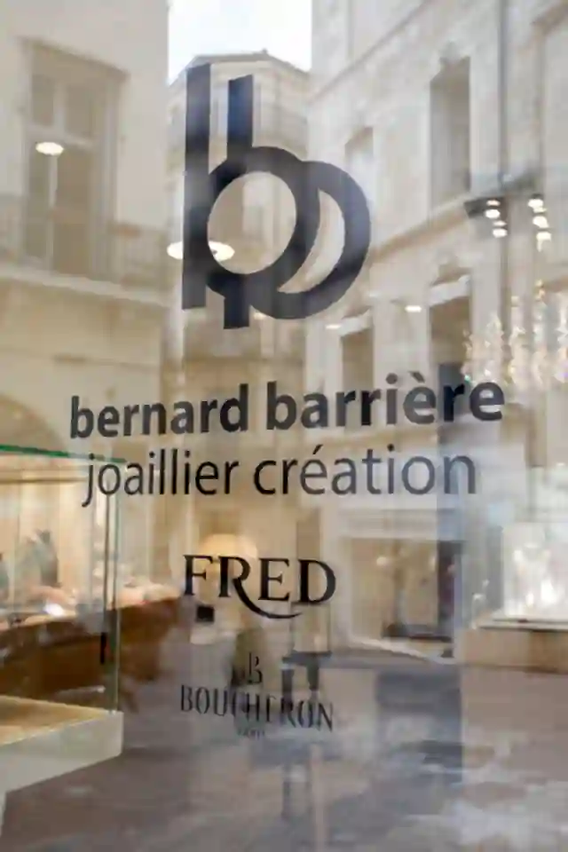 Vitrine Bernard Barrière