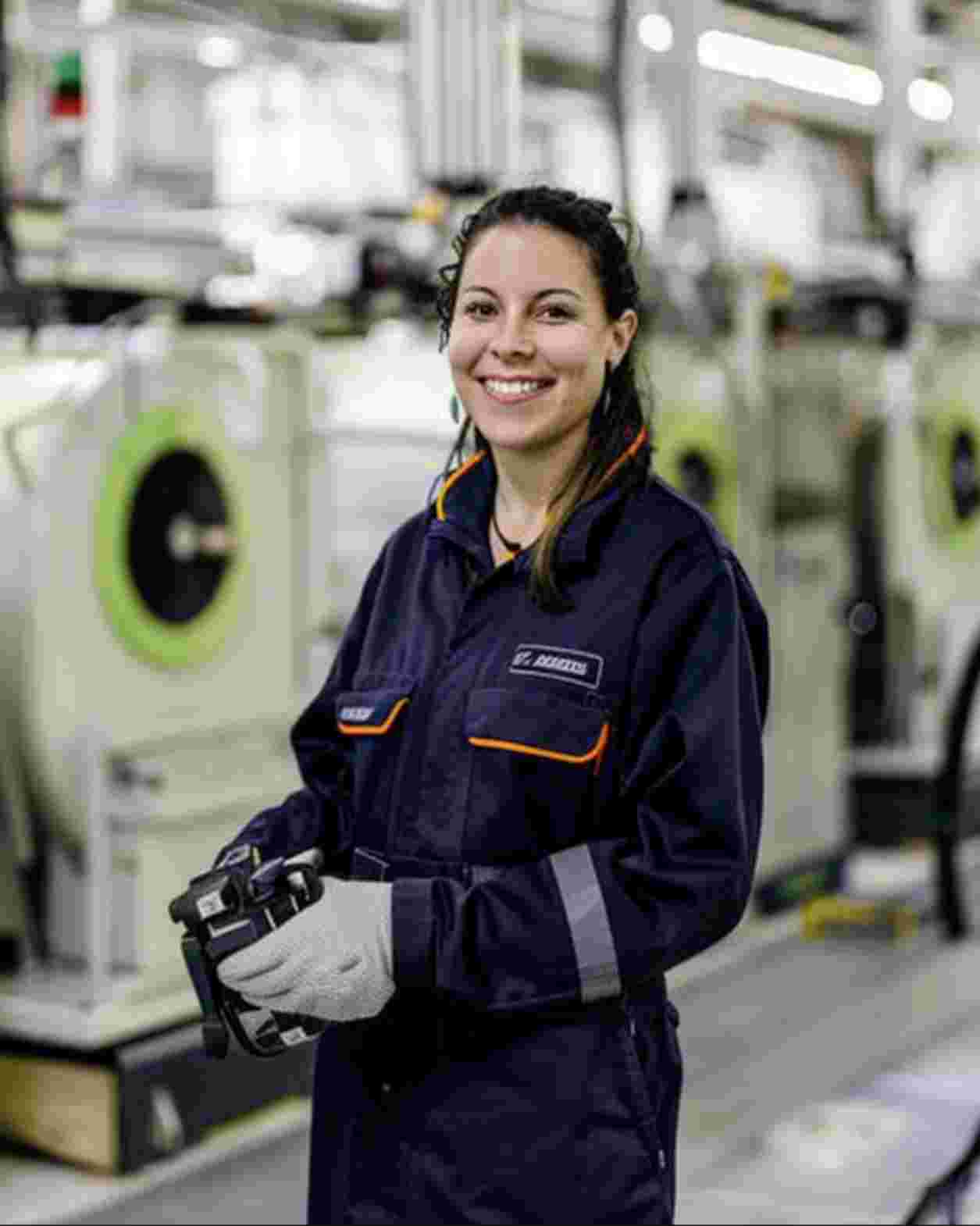 Portrait industriel femme