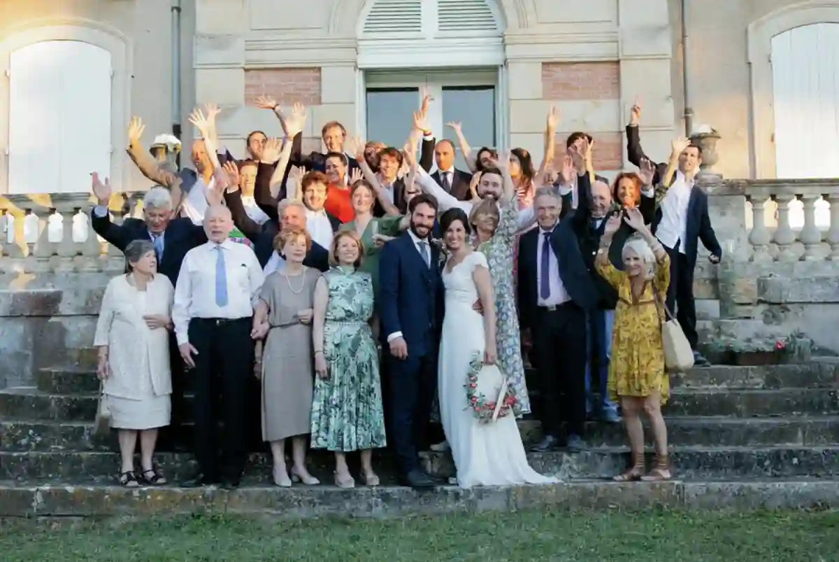 Photo de groupe mariage béziers