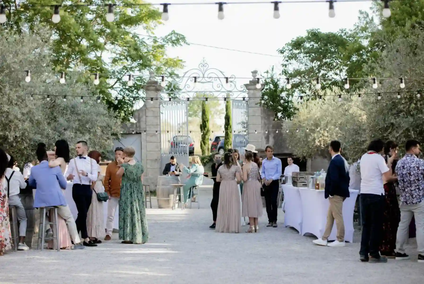 Cocktail mariage domaine de La Grangette